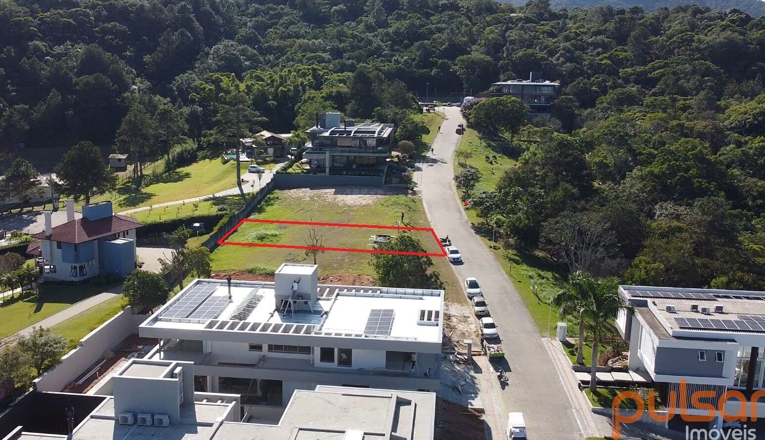 Terreno de condomínio com vista mar em Cacupé, Florianópolis/SC