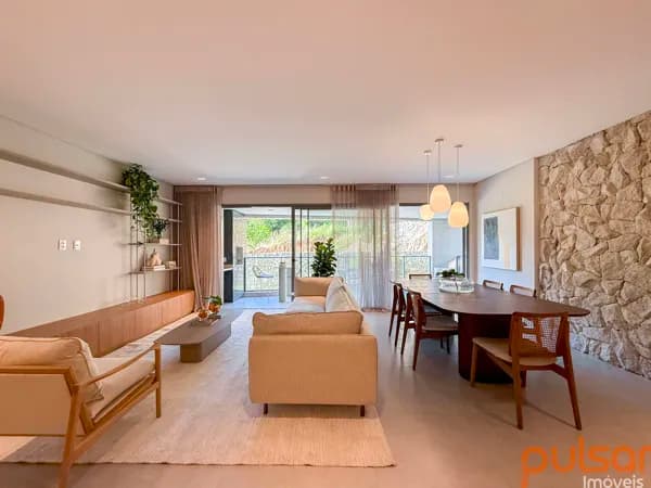 Apartamento garden 3 suítes mobiliado e decorado em Cacupé / Florianópolis.