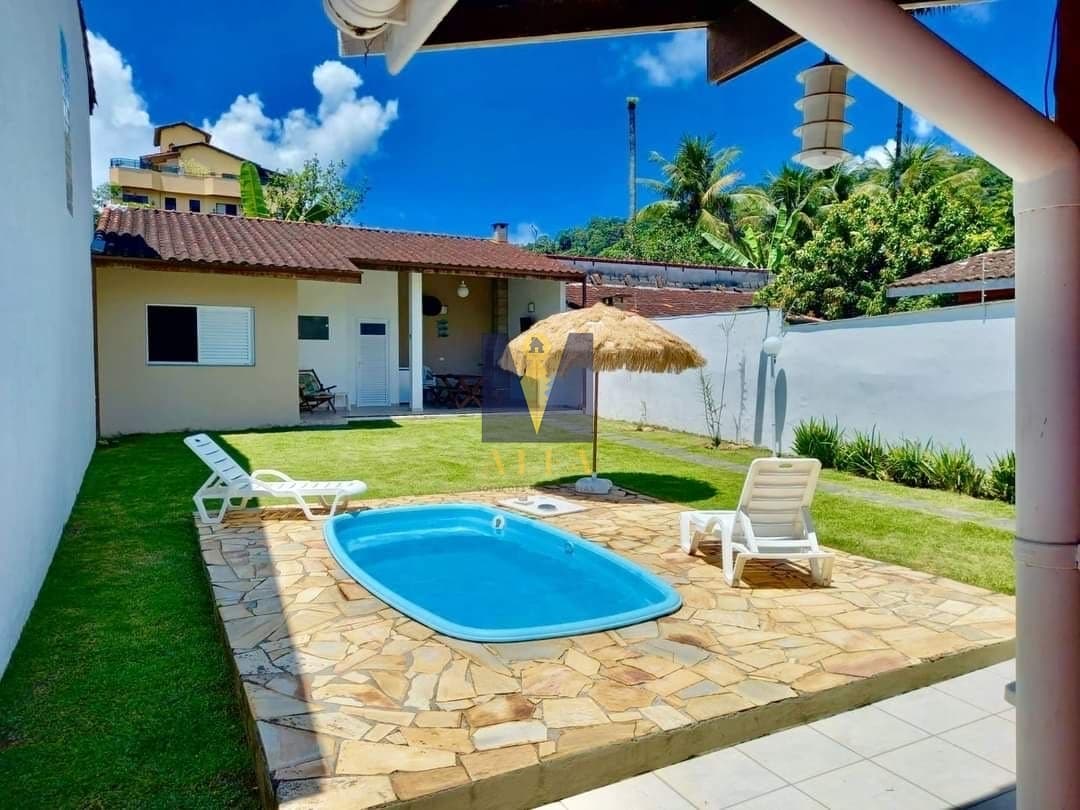 Casa em Toninhas há 250 metros do mar, Ubatuba/SP