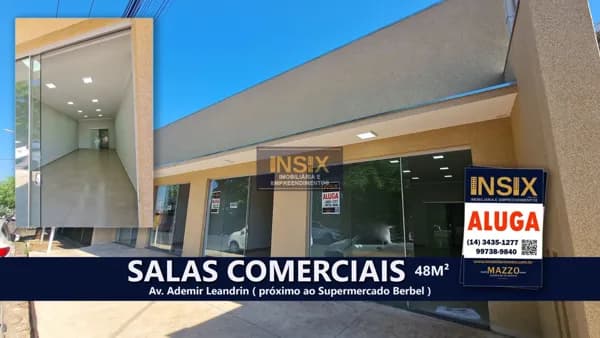Aluga-se Salas Comercias em Pederneiras/SP