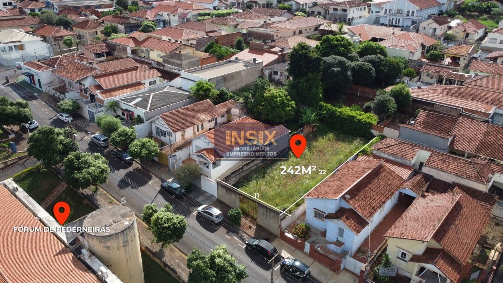 Terreno a Venda no Centro de Pederneiras/SP