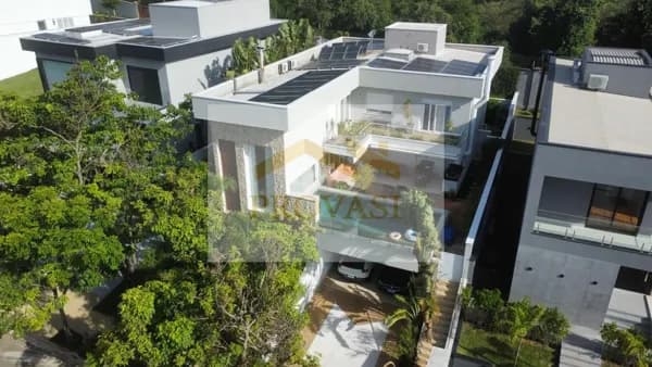 Casa Mobiliada com 4 Suítes e 388 metros em Burle MArx, Alphaville - Santana de Parnaíba/SP