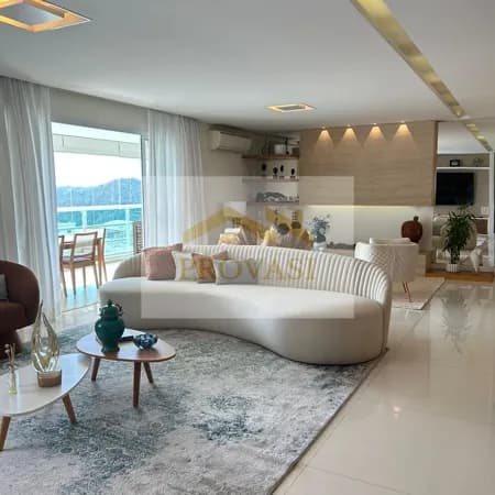 Apartamento 202m mobiliado - 3 Suítes - 04 Vagas de Garagem - Varanda Gourmet - Andar alto com Vista