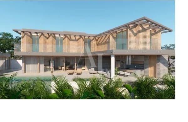Casa Térrea à venda com 6 suítes, 8 vagas, piscina integrada com SPA e prainha, lareira de chão