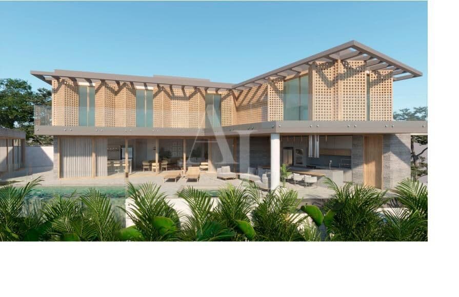 Casa Térrea à venda com 6 suítes, 8 vagas, piscina integrada com SPA e prainha, lareira de chão