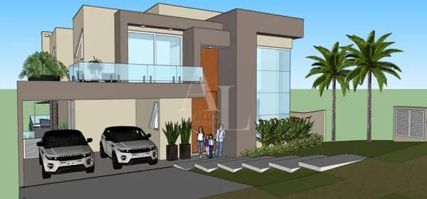 Casa em obras à venda 4 suítes 4 vagas em - Condomínio Burle Marx