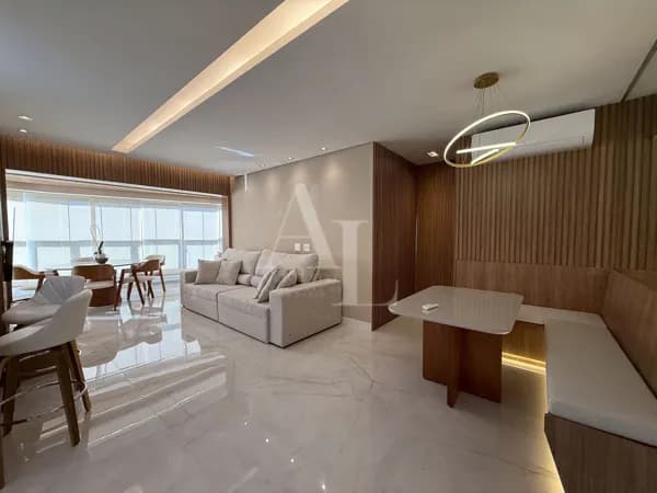 Apartamento mobiliado e decorado com 124m2 3 suítes - Oka Mamoré