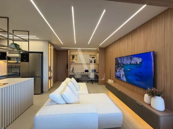 Apartamento Mobiliado e decorado com 95m2 2 suítes e 2 vagas - Level Alphaville