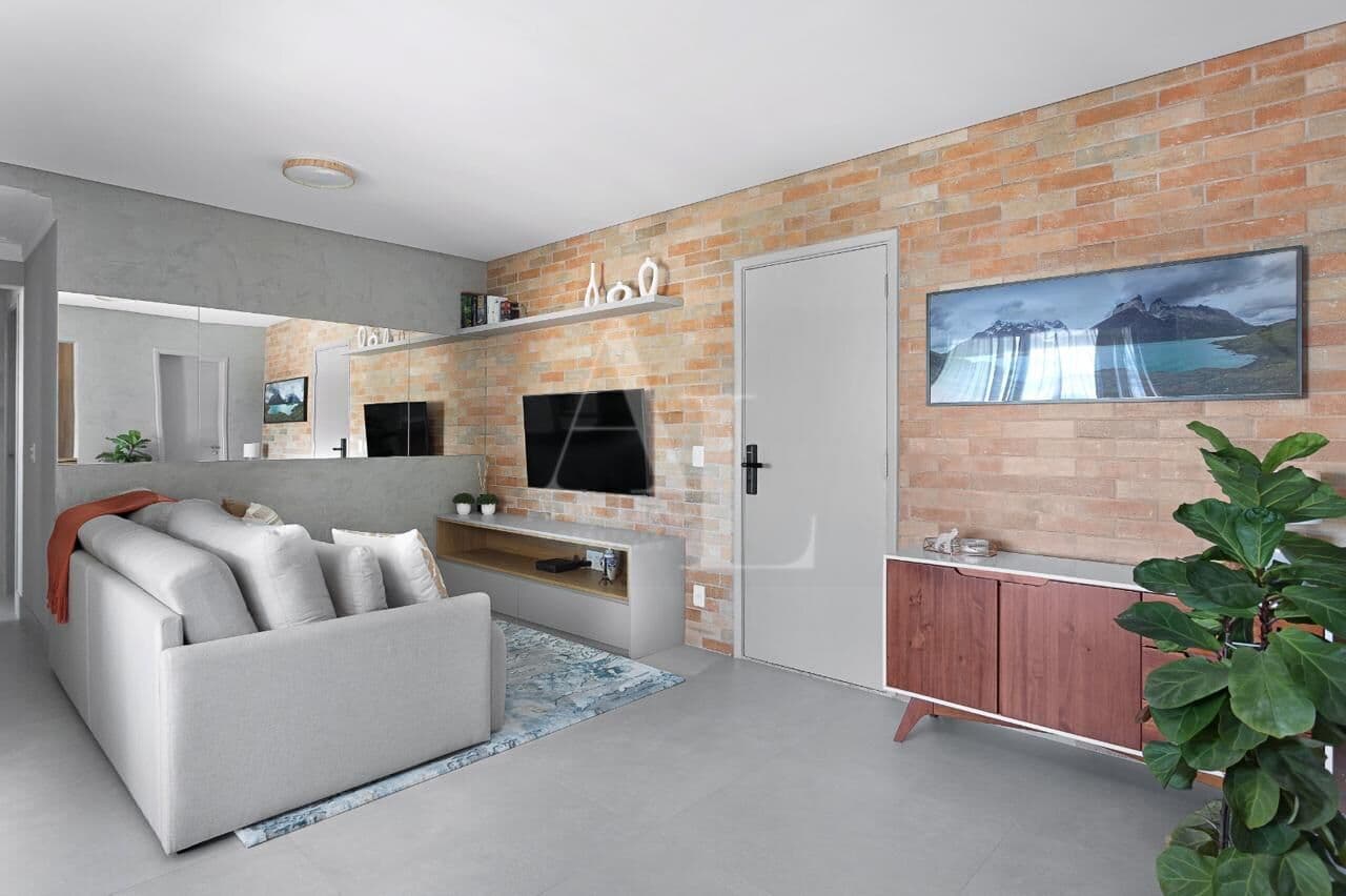 Apartamento com vista livre no 18 do Forte 107m2 com 3 dormitórios e vagas - London Ville