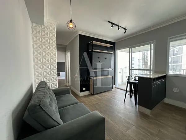 Apartamento mobiliado com 49m2 2 dormitórios- Acqua Park Alphaville