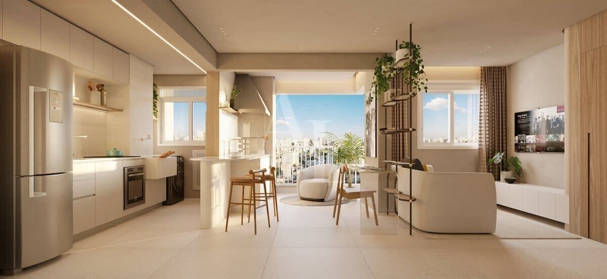 Apartamento novo à venda com 50m2 1 dormitório suíte - Infinity Home Club