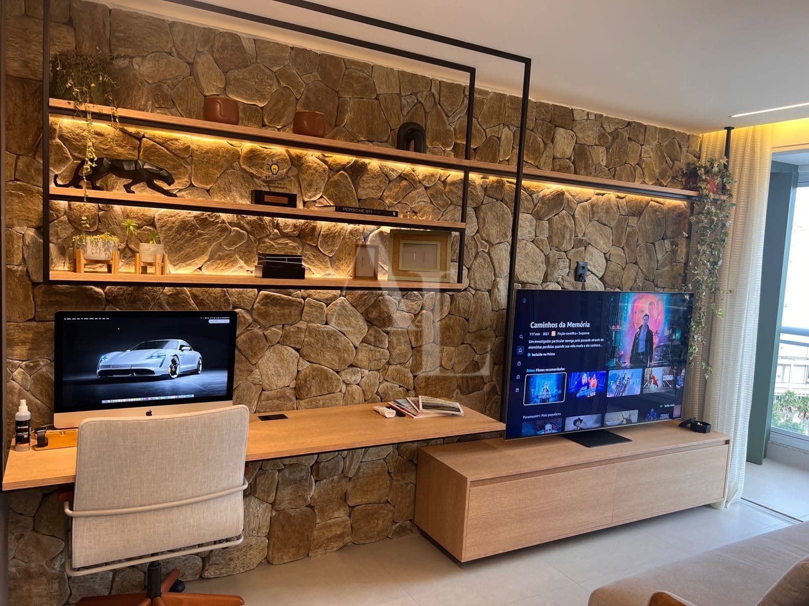 Apartamento finamente decorado e mobiliado com 70m2 - Wave Alphaville