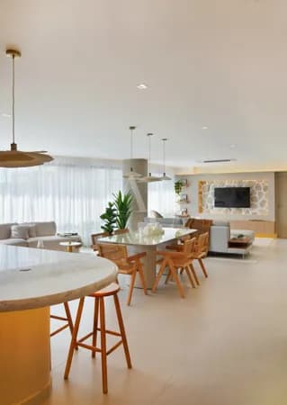 Apartamento mobiliado e decorado com 180m2 3 suítes - Level Alphaville