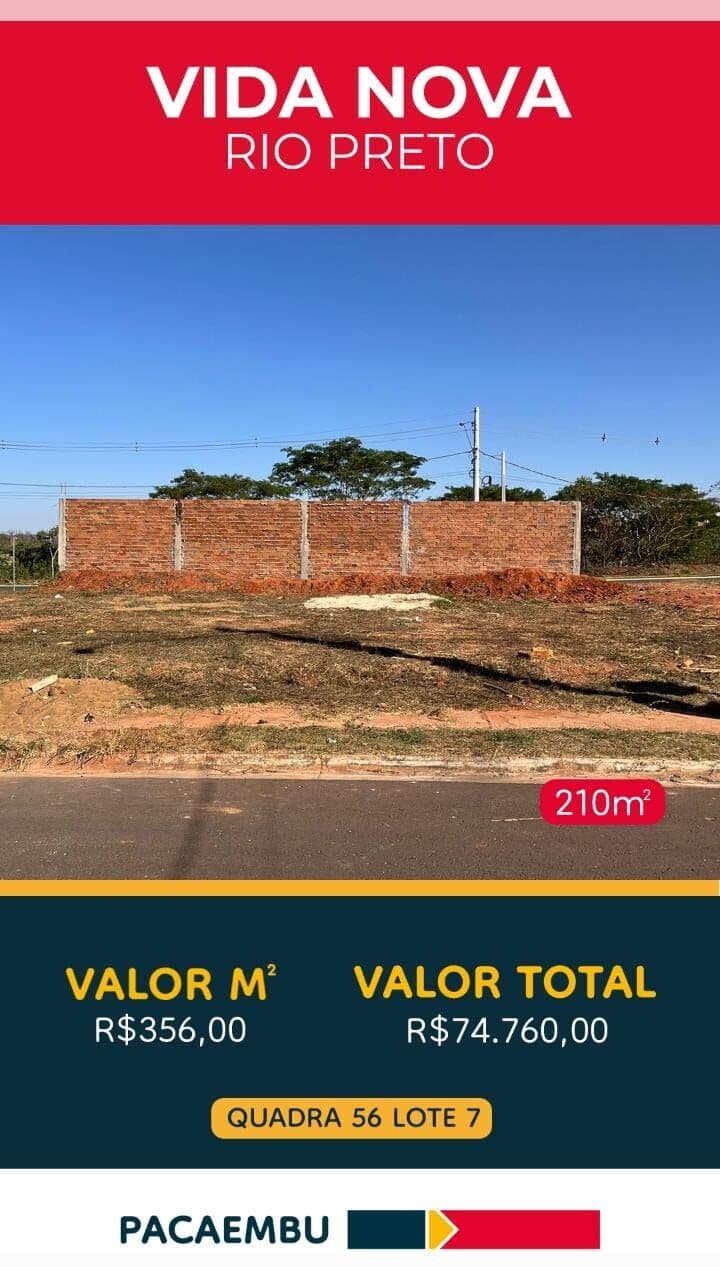Terrenos Comercial VN RIO PRETO - PACAEMBU