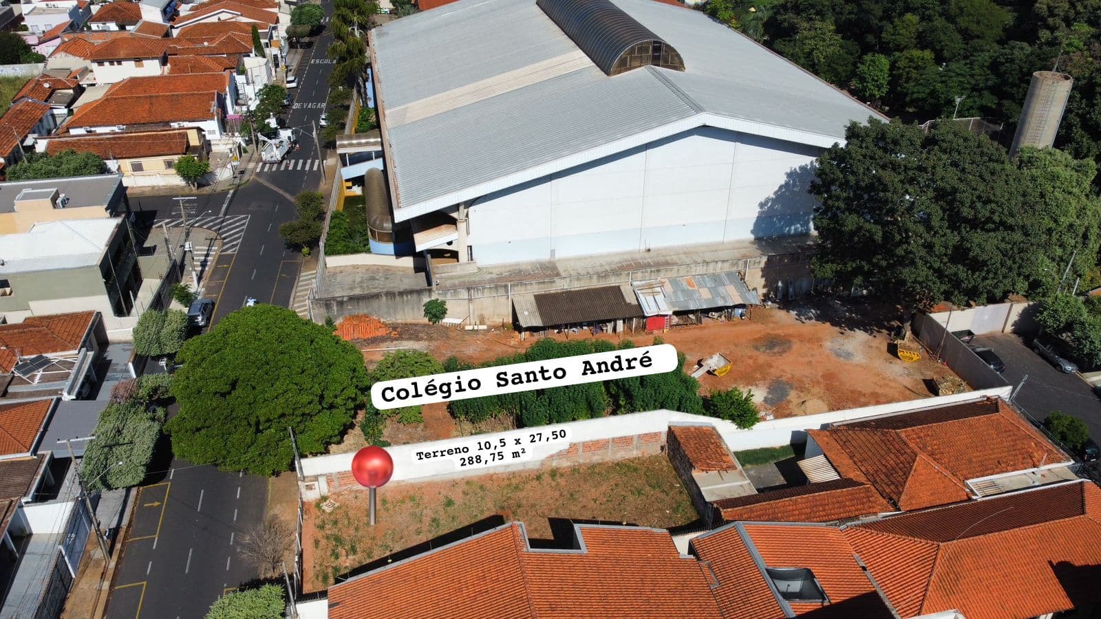 Terreno na VILA AURORA - Lado Colégio Santo André
