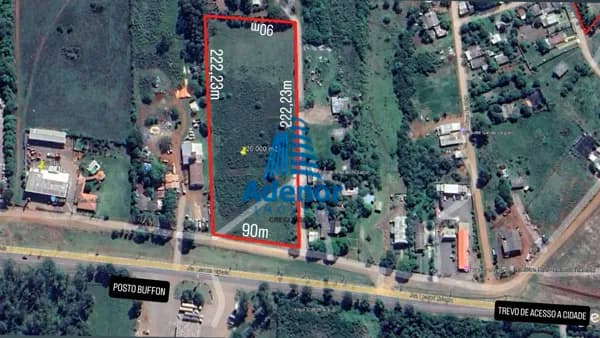 Terreno com 20.000m² na Av. Leonel Brizola em São Borja