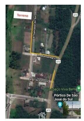 Lote/Terreno em São José do Sul - Dom Diogo (Distrito)