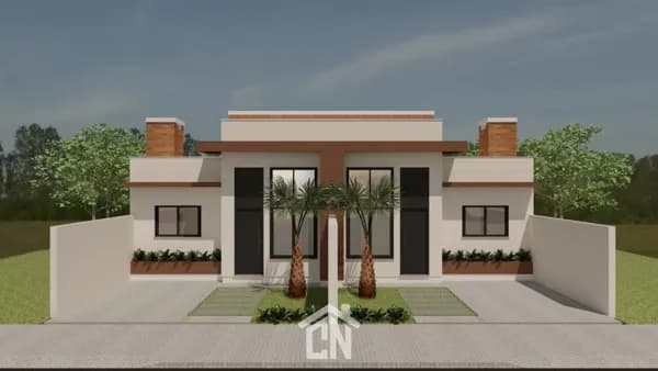 Casas novas no loteamento Eco City
