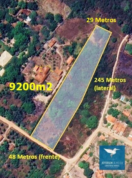 Excelente Terreno com 9.200m2 Próximo ao Restaurante Camaradas no Camará. A Poucos Metros da Av. Manoel Feliciano e Av. Cícero Sá e a 5 Minutos do Centro de Eusébio