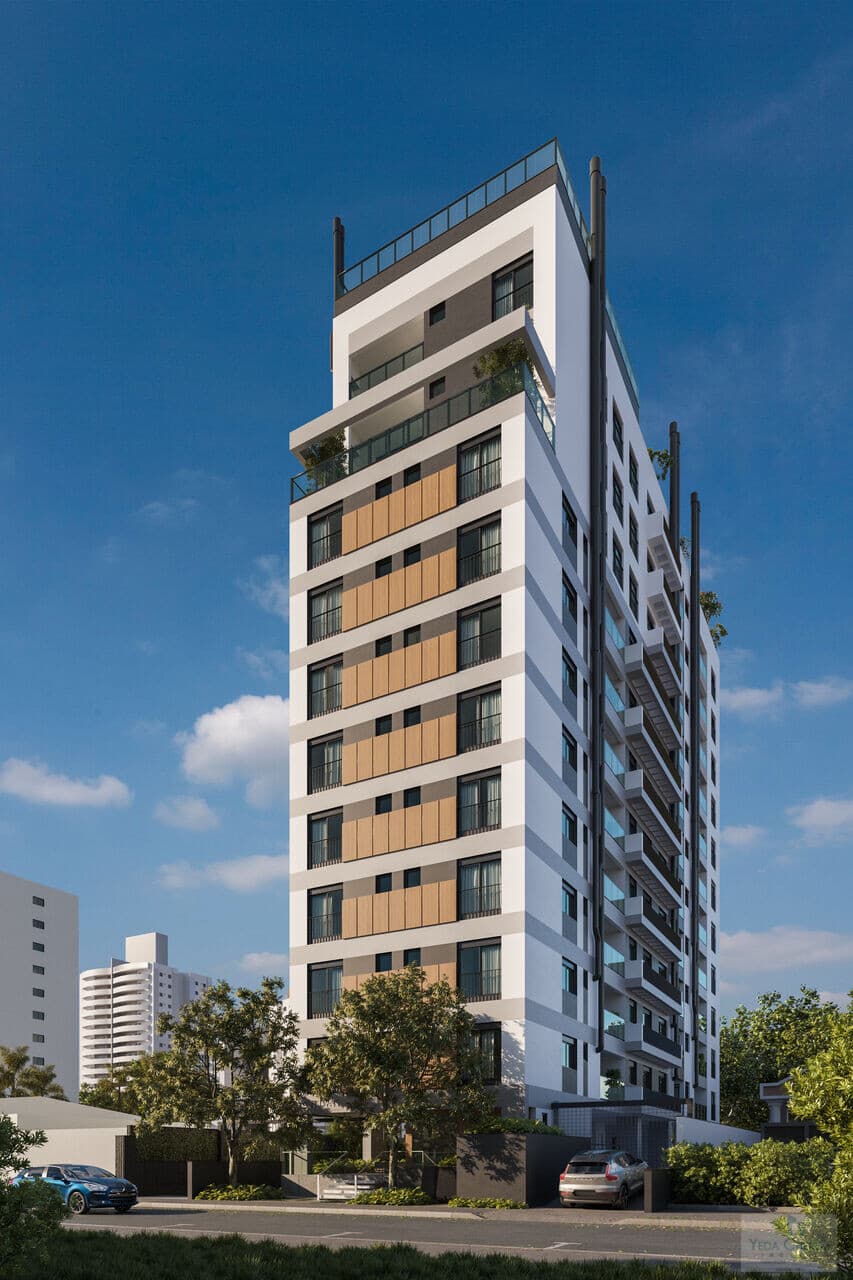 Apartamento 2 suítes + lavabo, 80 m² Privativos em Construção na Des. Urbano Salles, Centro de Florianópolis - SC