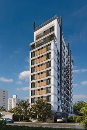 Apartamento 2 suítes + lavabo, 80 m² Privativos em Construção na Des. Urbano Salles, Centro de Florianópolis - SC