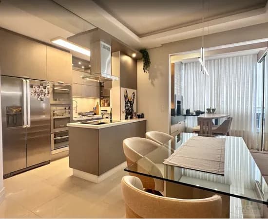 Apartamento semi mobiliado no Estreito