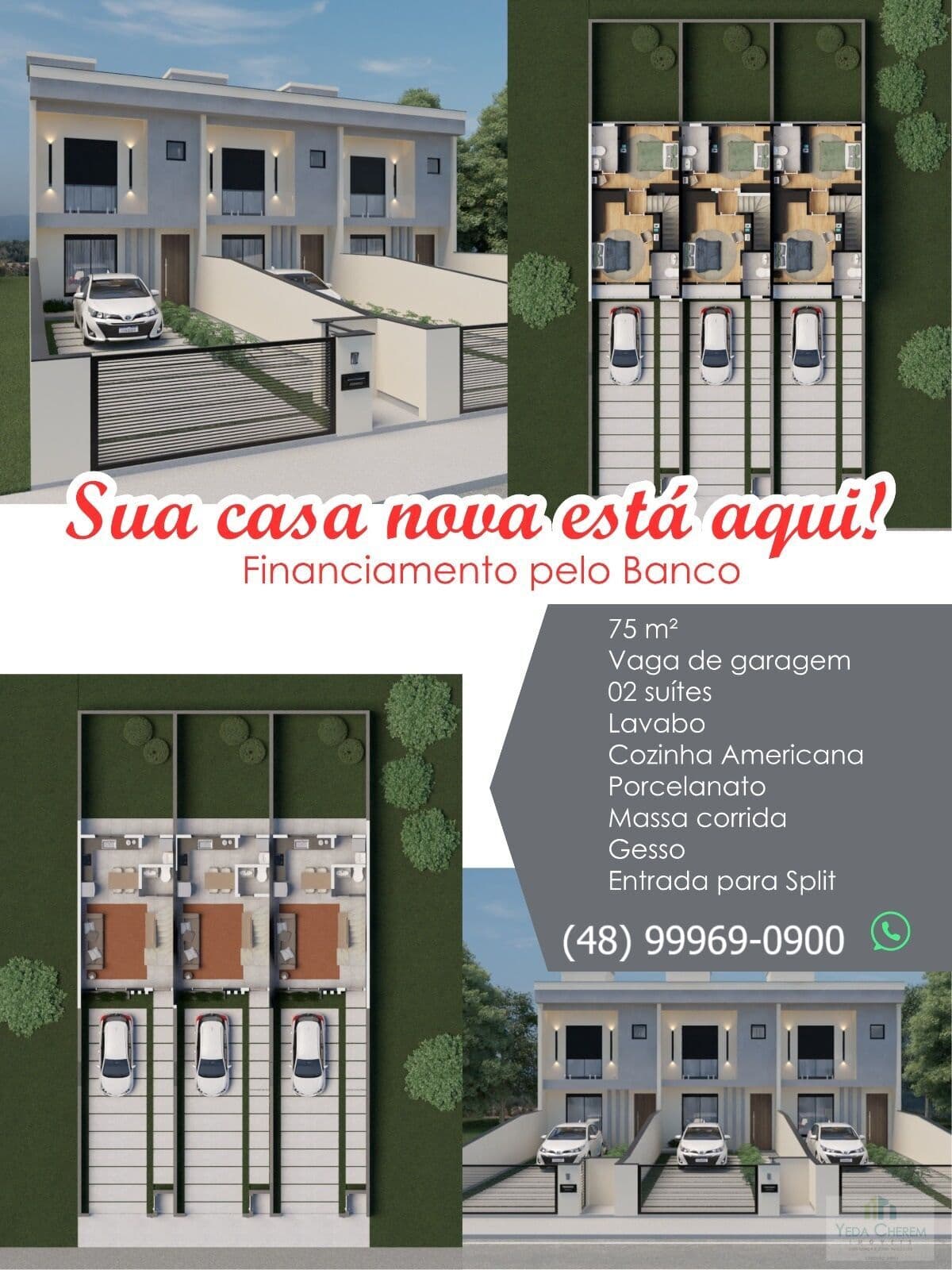 Sobrado em Governador Celso Ramos/SC