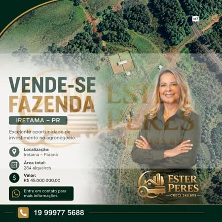 FAZENDA EM IRETAMA – PR
