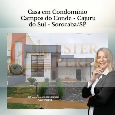 Casa em Condomínio Campos do Conde, Sorocaba/SP