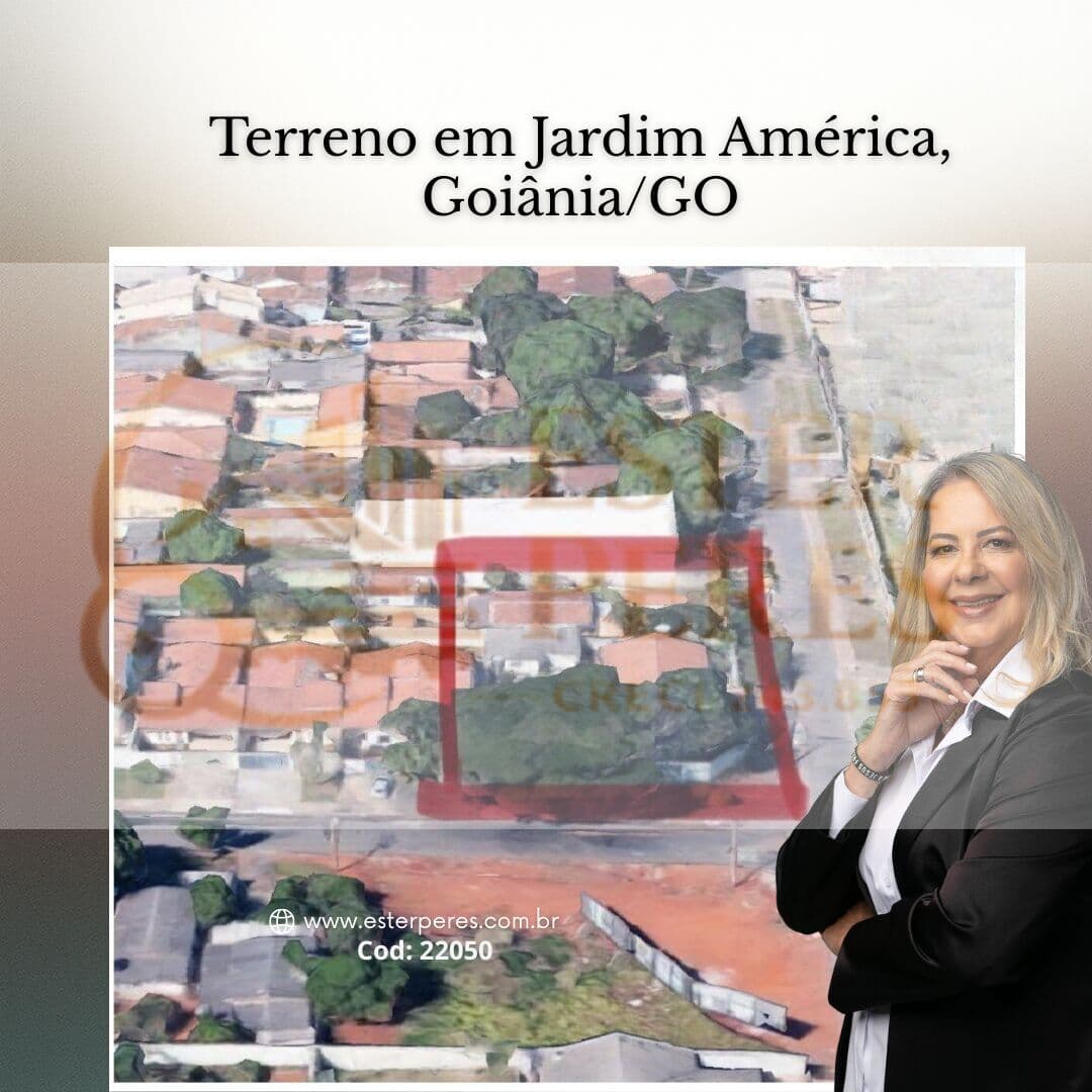 Terreno em Jardim América, Goiânia/GO