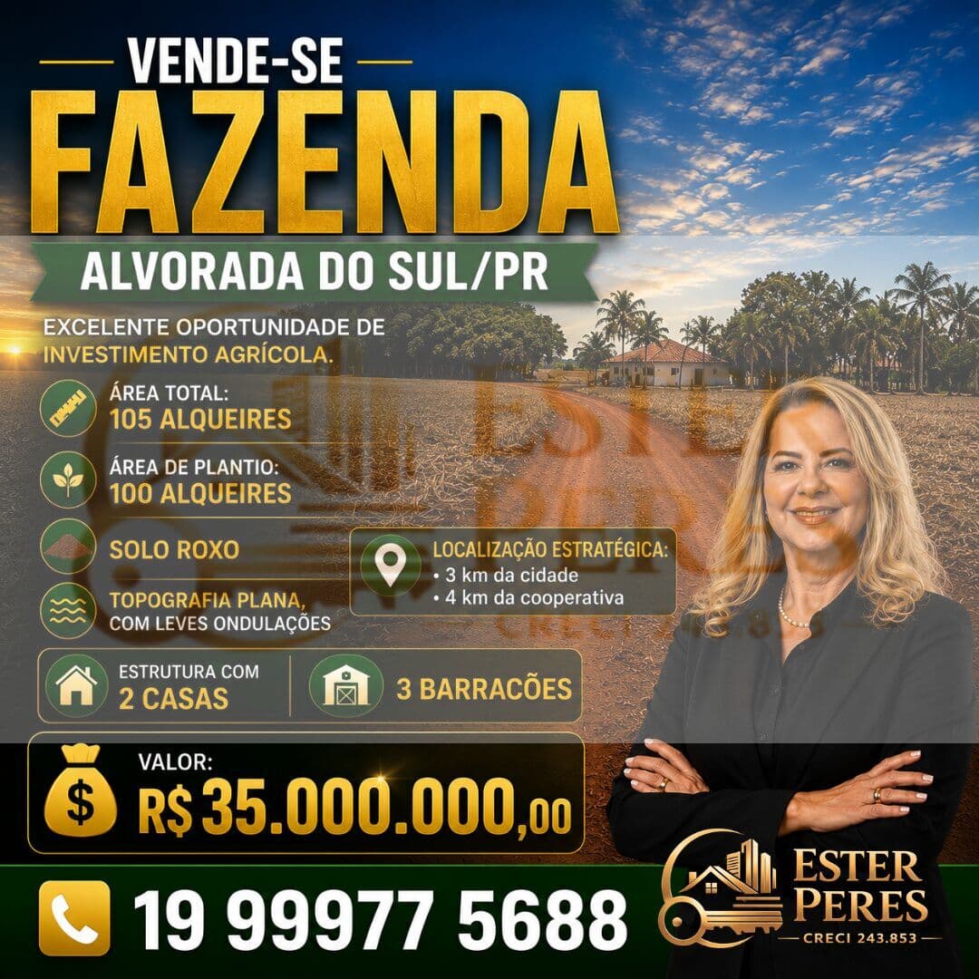 FAZENDA EM ALVORADA DO SUL/PR