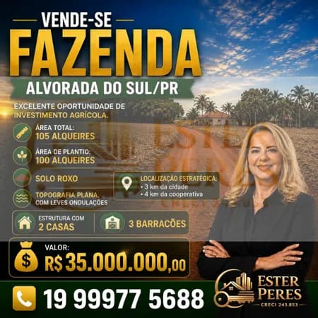 FAZENDA EM ALVORADA DO SUL/PR