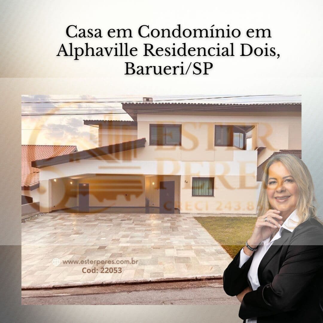 Casa em Condomínio em Alphaville Residencial Dois, Barueri/SP