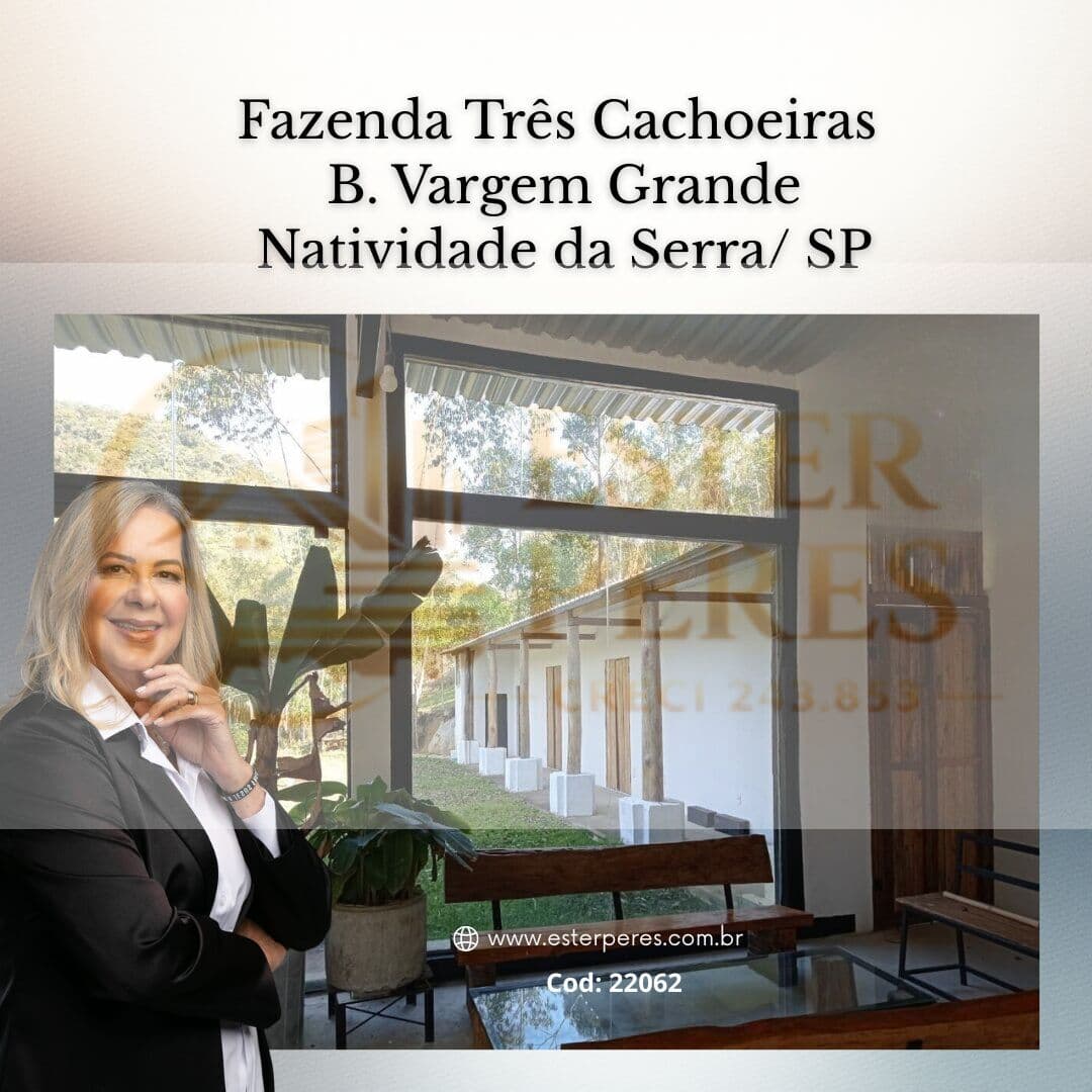 Fazenda Três Cachoeiras, Natividade da Serra/ SP