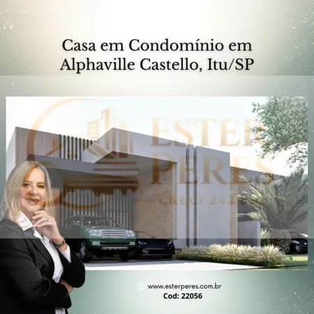 Casa em Condomínio em Alphaville Castello, Itu/SP