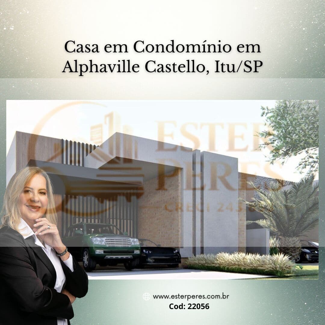 Casa em Condomínio em Alphaville Castello, Itu/SP