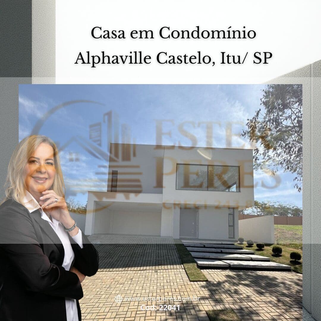 Casa em Condomínio Alphaville Castelo, Itu/ SP