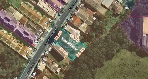 Terreno no bairro Braga em São Jose dos Pinhais