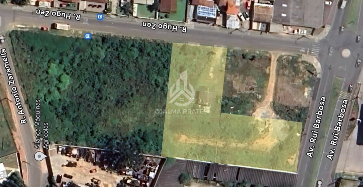 Terreno com Frente para Av Rui Barbosa em Sao Jose dos Pinhais