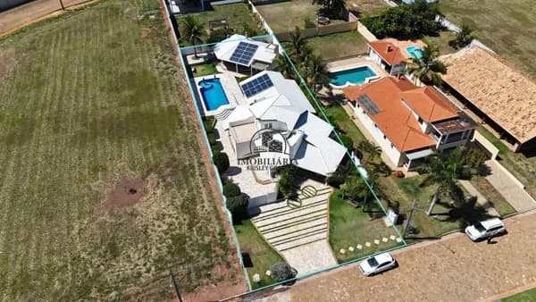 Casa Alto Padrão Porteira Fechada no Portal do Lago com Piscina e Área Gourmet – 3 Suítes | 302m² | Terreno 1.000m² – Presidente Epitácio/SP