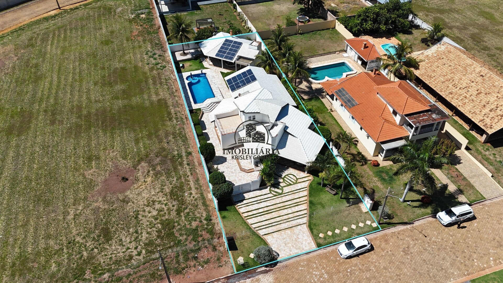Casa Alto Padrão Porteira Fechada no Portal do Lago com Piscina e Área Gourmet – 3 Suítes | 302m² | Terreno 1.000m² – Presidente Epitácio/SP