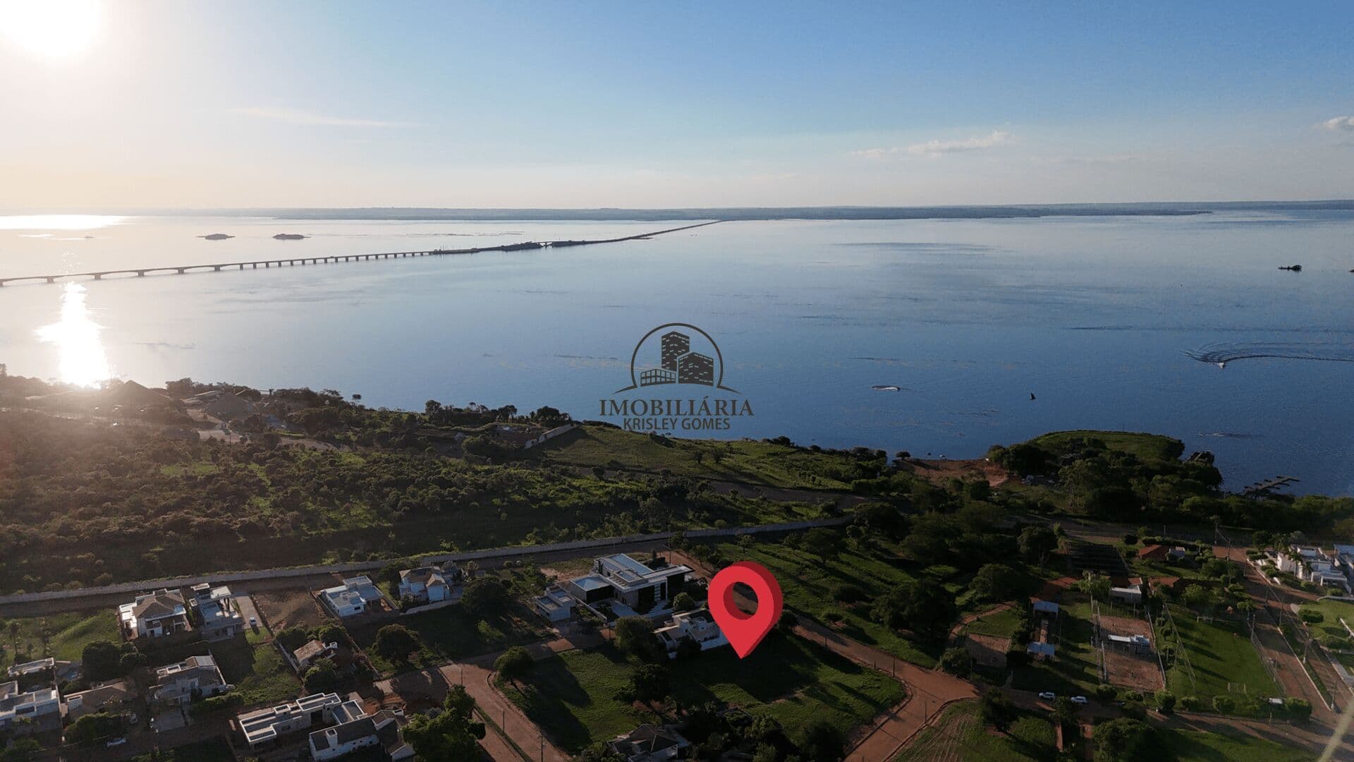 Lote 1000m² no Portal do Lago: Frente do Condomínio + Vista para o Rio | Quadra 07 Lote 02