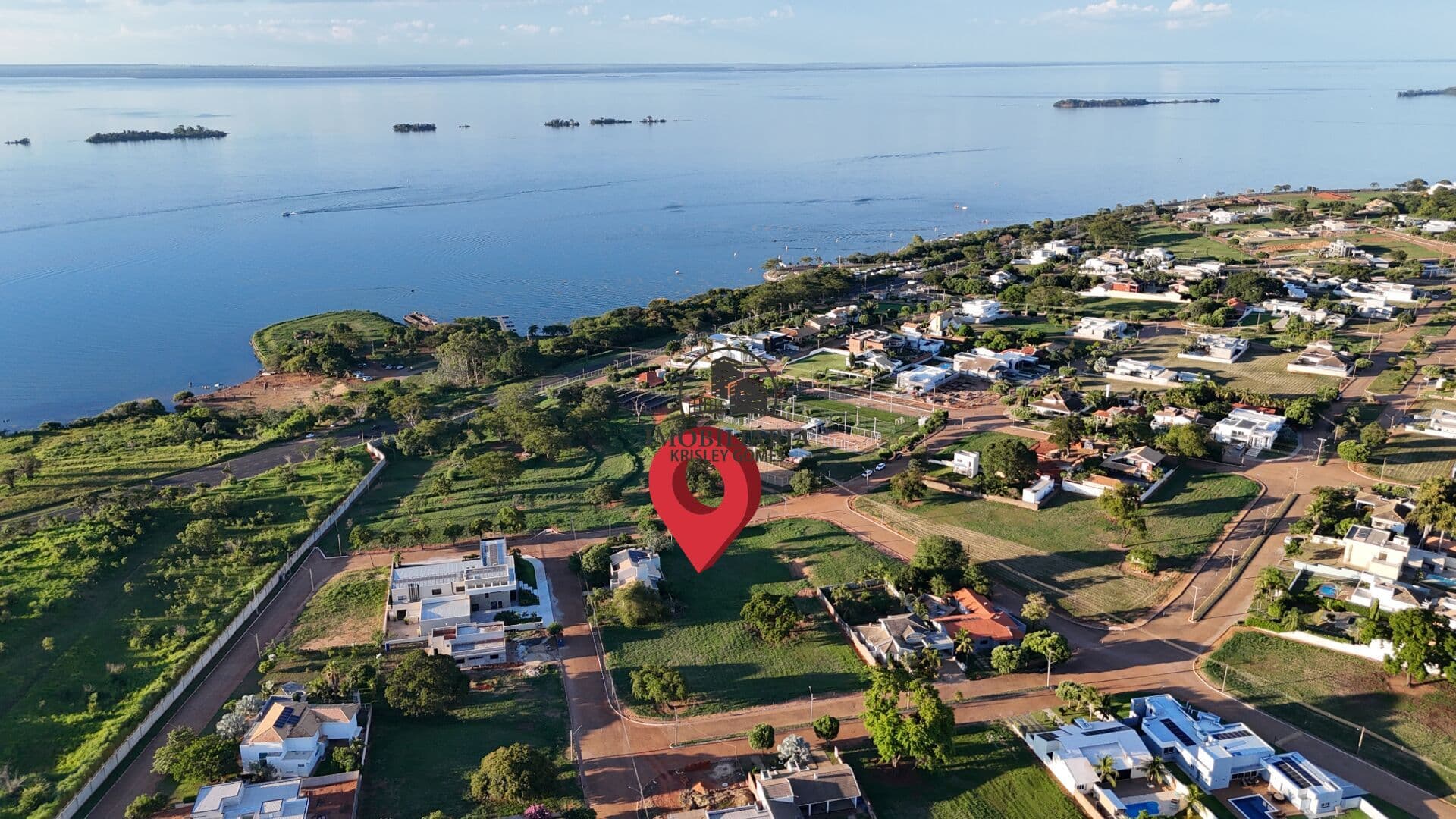 Lote 1000m² no Portal do Lago: Frente do Condomínio + Vista para o Rio | Quadra 07 Lote 02
