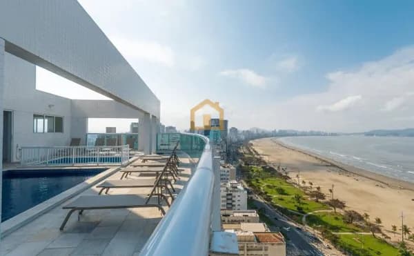 Apartamento de 76 m² com 2 suítes e lazer completo no bairro José Menino – Santos
