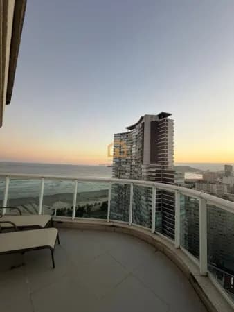 COBERTURA DUPLEX PORTEIRA FECHADA COM VISTA MAR – GONZAGA – SANTOS/SP