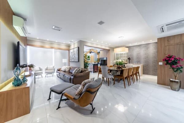 Apartamento com 3 dormitórios sendo 3 suites porteira fechada, à venda, 166 m² Pompéia - Santos/SP