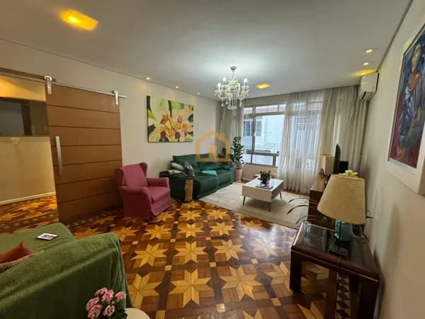 Apartamento, 3 Dormitórios (sendo 1 Suíte, bairro Embaré - Santos/SP