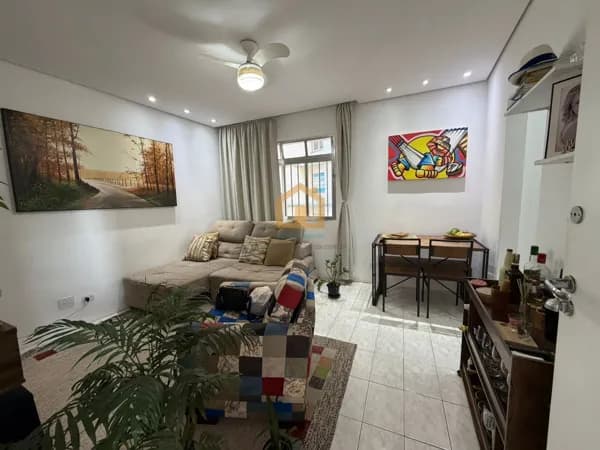 Apartamento 1 dormitório à venda no bairro José Menino - Santos/SP