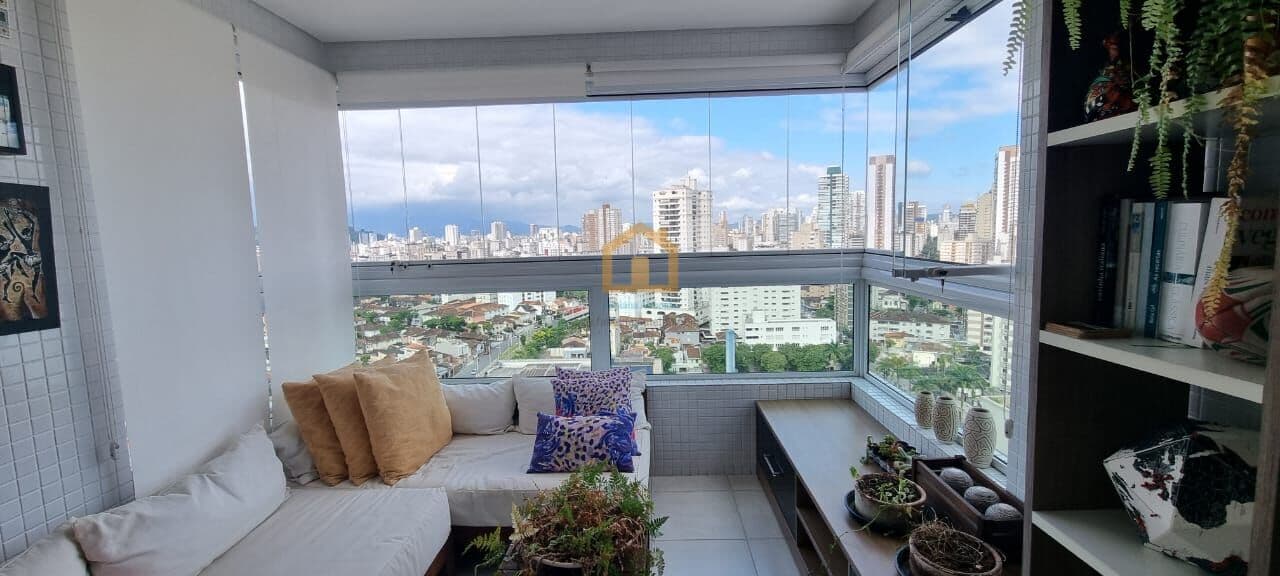 Apartamento 2 Quartos com Armários, sendo 1 Suíte à venda no bairro José Menino - Santos/SP