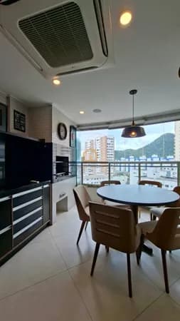 Apartamento 3 dormitórios, sendo 2 suítes, Residencial Murano no bairro Canto do Forte - Praia Grande/SP
